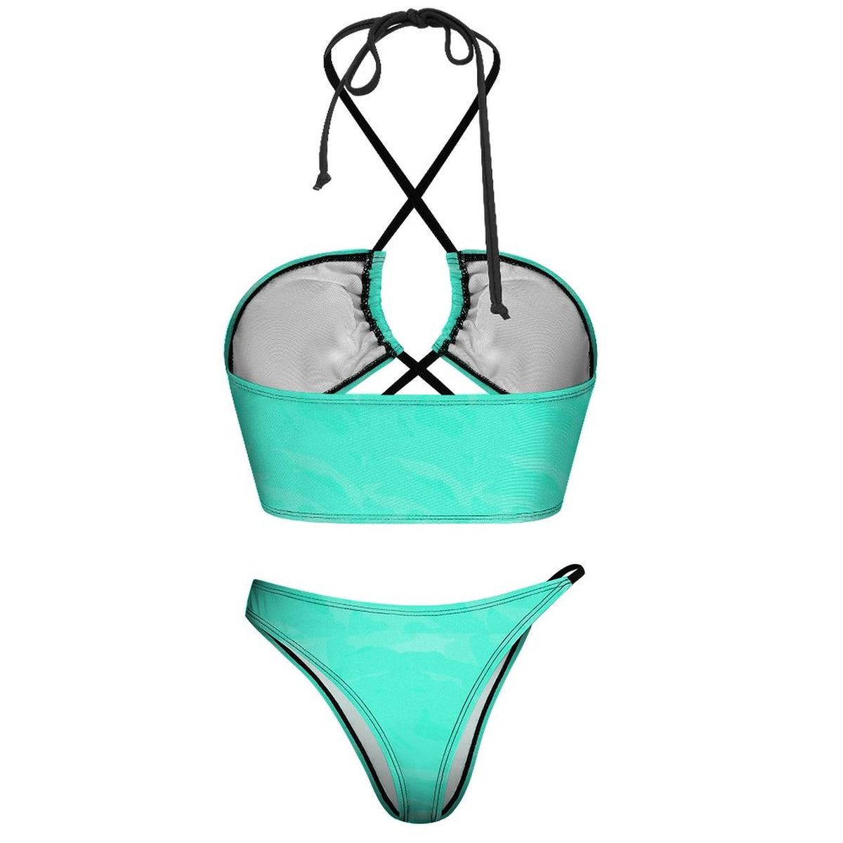 Teal Custom Design Bikini Swimsuit