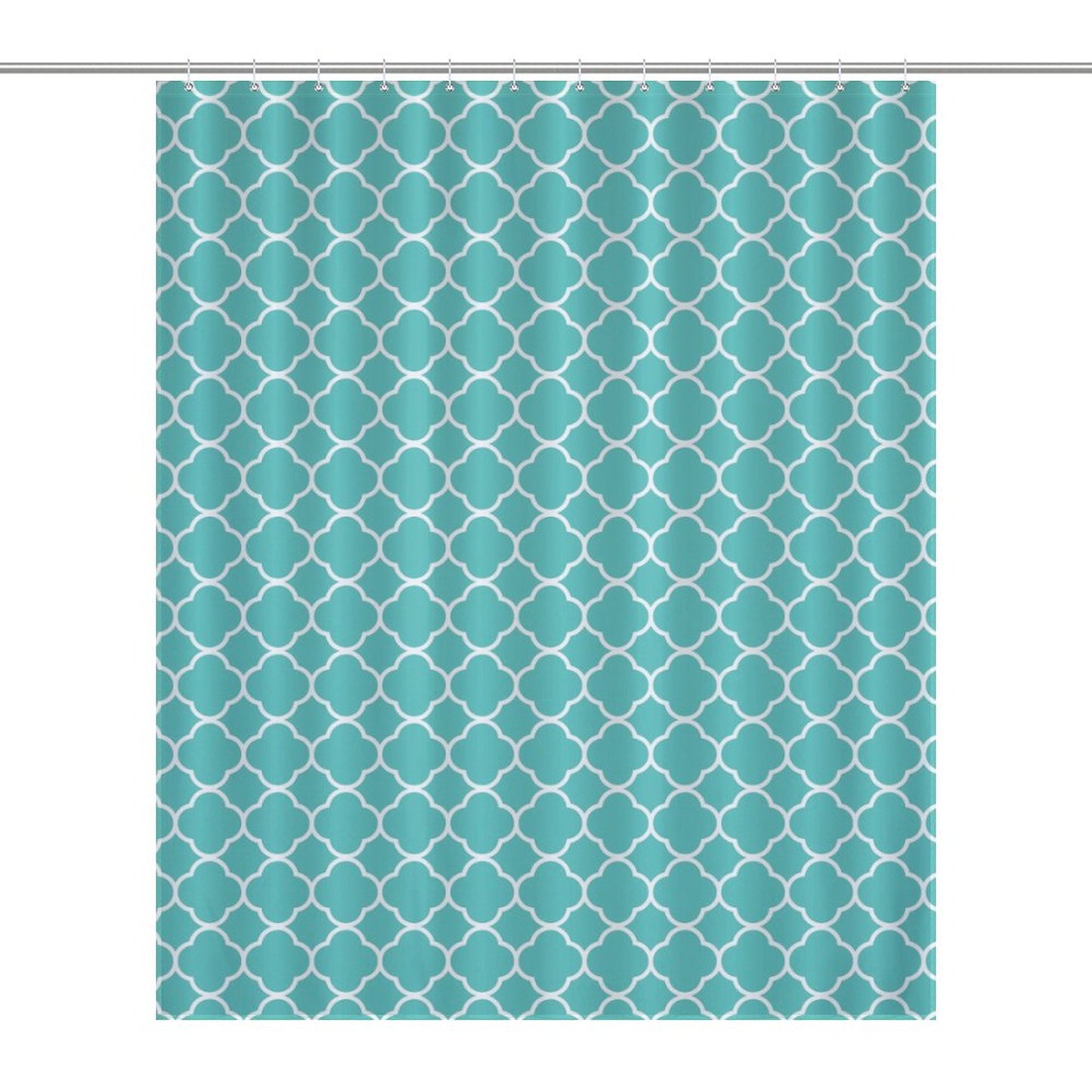 Flower Shower Curtain - Teal