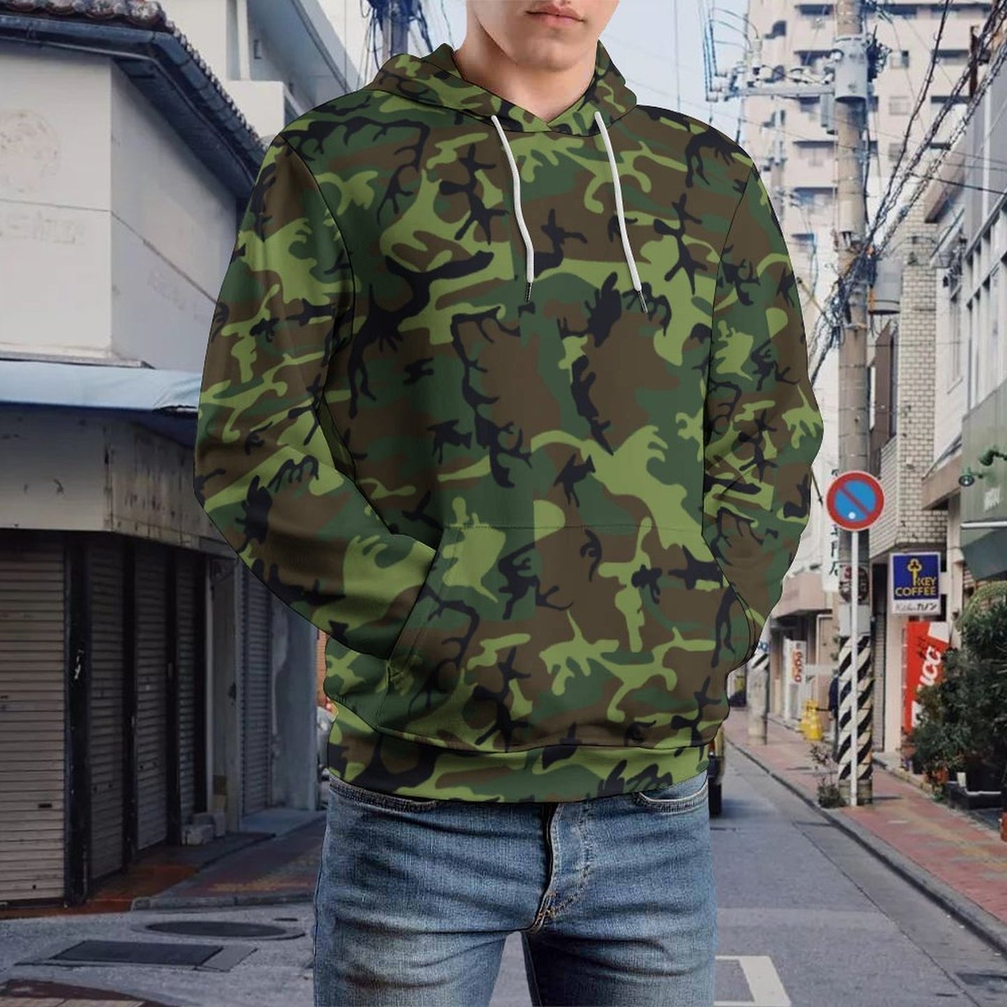 Cool Hoodie with Double-layer Cap