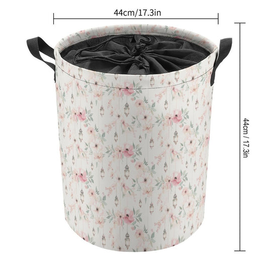 Drawstring collapsible Laundry Basket