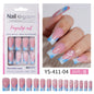 Press on nails advanced sense belt drill three-dimensional detachable nail art Spice girl fake nail press on – Image 10