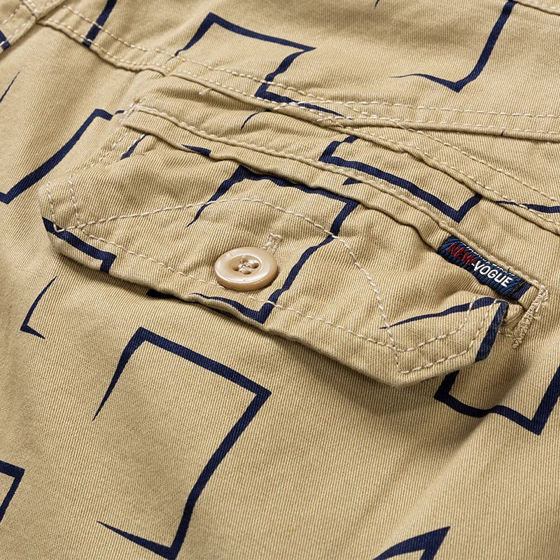 Summer New Cotton Cargo Shorts Men Fashion Hot Casual Shorts Army Tactical Military Short Pants Men Loose Pocket Men Shorts