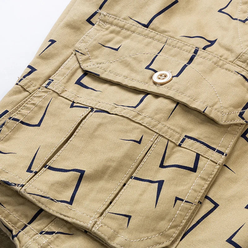 Summer New Cotton Cargo Shorts Men Fashion Hot Casual Shorts Army Tactical Military Short Pants Men Loose Pocket Men Shorts