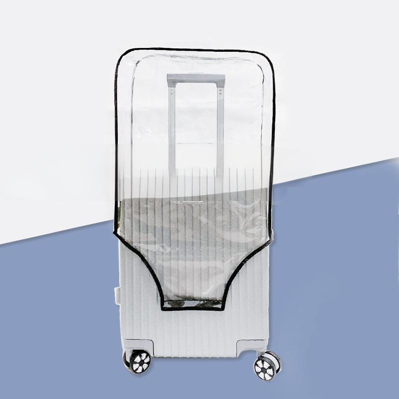 Clear Suitcase Cover Waterproof PVC Suitcase Cover Transparent, Travel Suitcase Wrap Protective Cover Case for Wheeled Luggage