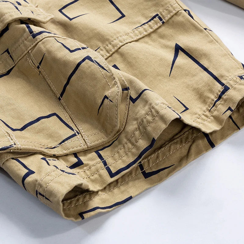 Summer New Cotton Cargo Shorts Men Fashion Hot Casual Shorts Army Tactical Military Short Pants Men Loose Pocket Men Shorts