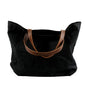 Waterproof Oil Wax Canvas Handbag Fashion Tote Bag Cross Section Large Capacity Shopping Bag Shoulder Bag