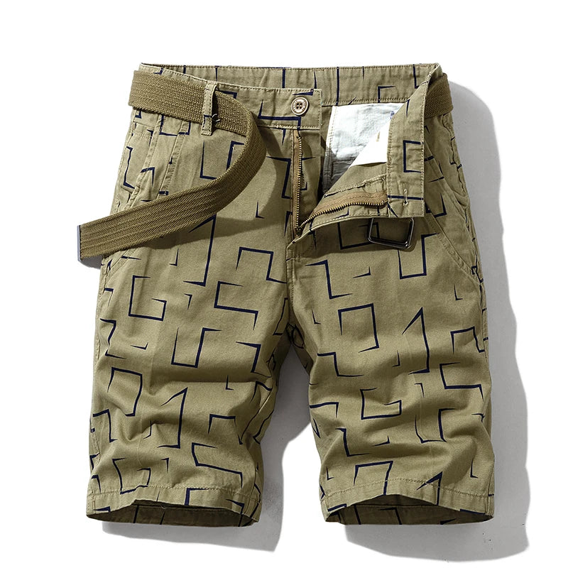 Summer New Cotton Cargo Shorts Men Fashion Hot Casual Shorts Army Tactical Military Short Pants Men Loose Pocket Men Shorts