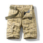 Summer New Cotton Cargo Shorts Men Fashion Hot Casual Shorts Army Tactical Military Short Pants Men Loose Pocket Men Shorts