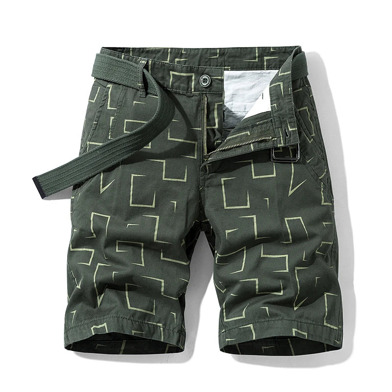 Summer New Cotton Cargo Shorts Men Fashion Hot Casual Shorts Army Tactical Military Short Pants Men Loose Pocket Men Shorts