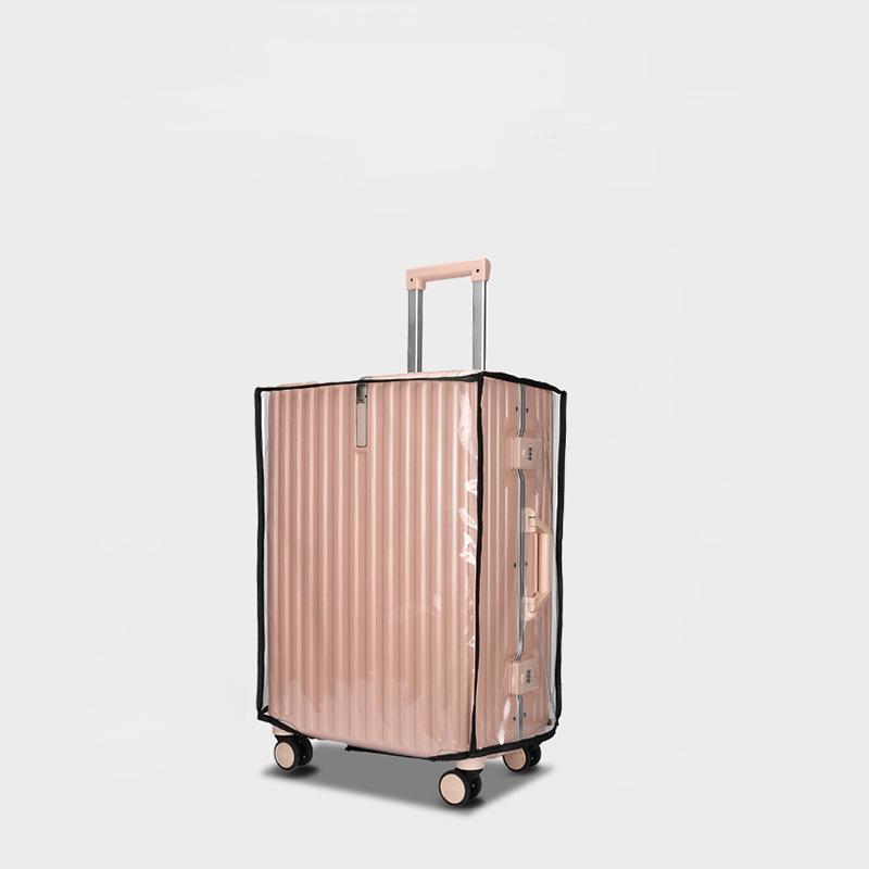 Clear Suitcase Cover Waterproof PVC Suitcase Cover Transparent, Travel Suitcase Wrap Protective Cover Case for Wheeled Luggage