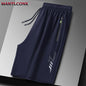 Summer Men's Shorts Cool Sportswear Running Sport Shorts Casual Bottoms Gym Fitness Training Jogging Short Pants Men Black Gray