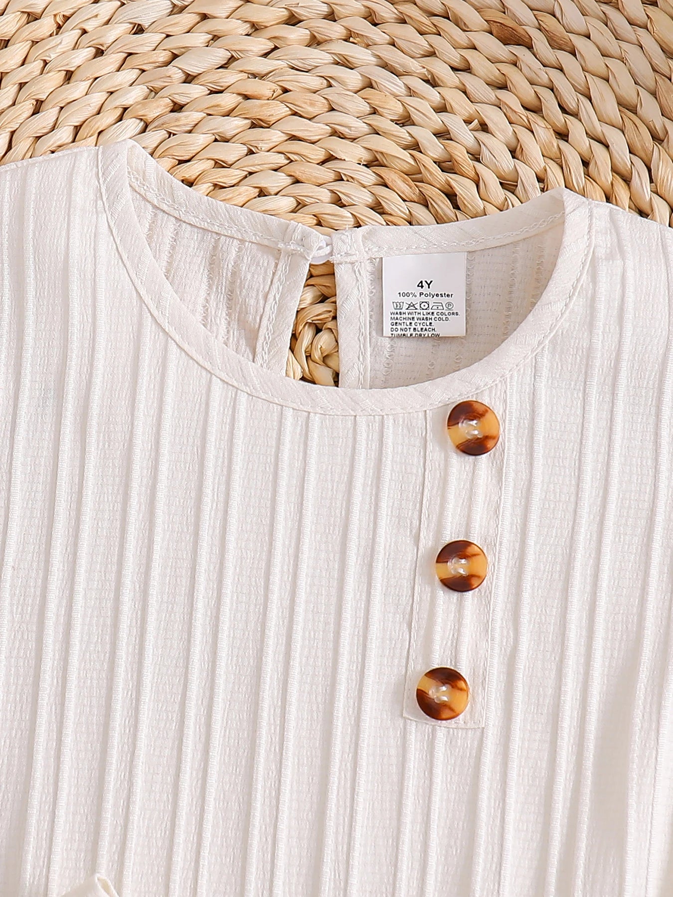 Spring and summer girls fashion vacation casual solid color round neck flying sleeve dress summer clothing + small satchel