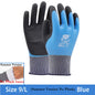 1Pair Winter Thermal Gloves Waterproof Work Safety Glove Anti-Slip Grip Rubber Garden Gloves For Worker Builder Hands Protection