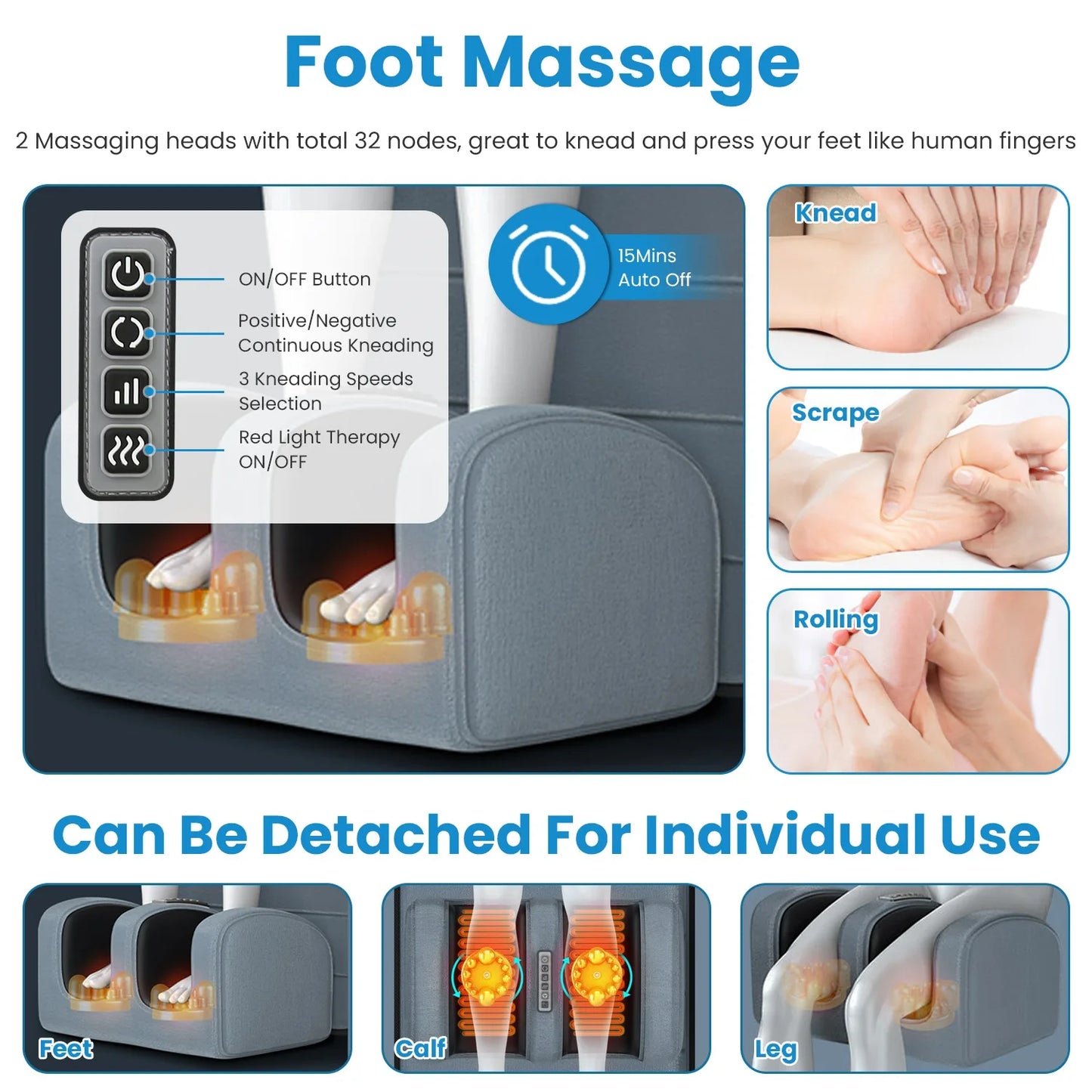 Electric Massage Mattress Vibrating Heating Infrared Massager Cushion For Neck Back Foot Full Body Pain Stress Relief Body Relax
