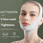 V-Lift Face Mask with Breathable Fabric, Anti-Aging Face Sculpting Band for Double Chin Reduction, Reusable Facial Lifting Strap