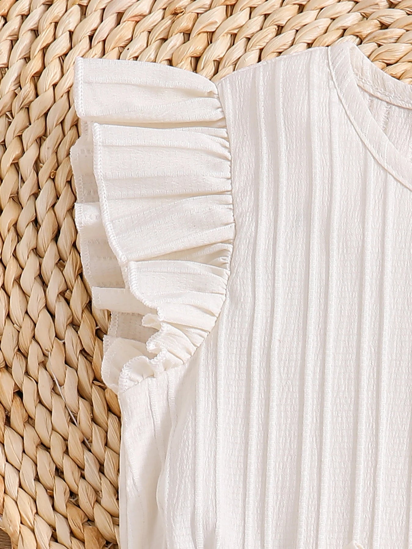 Spring and summer girls fashion vacation casual solid color round neck flying sleeve dress summer clothing + small satchel