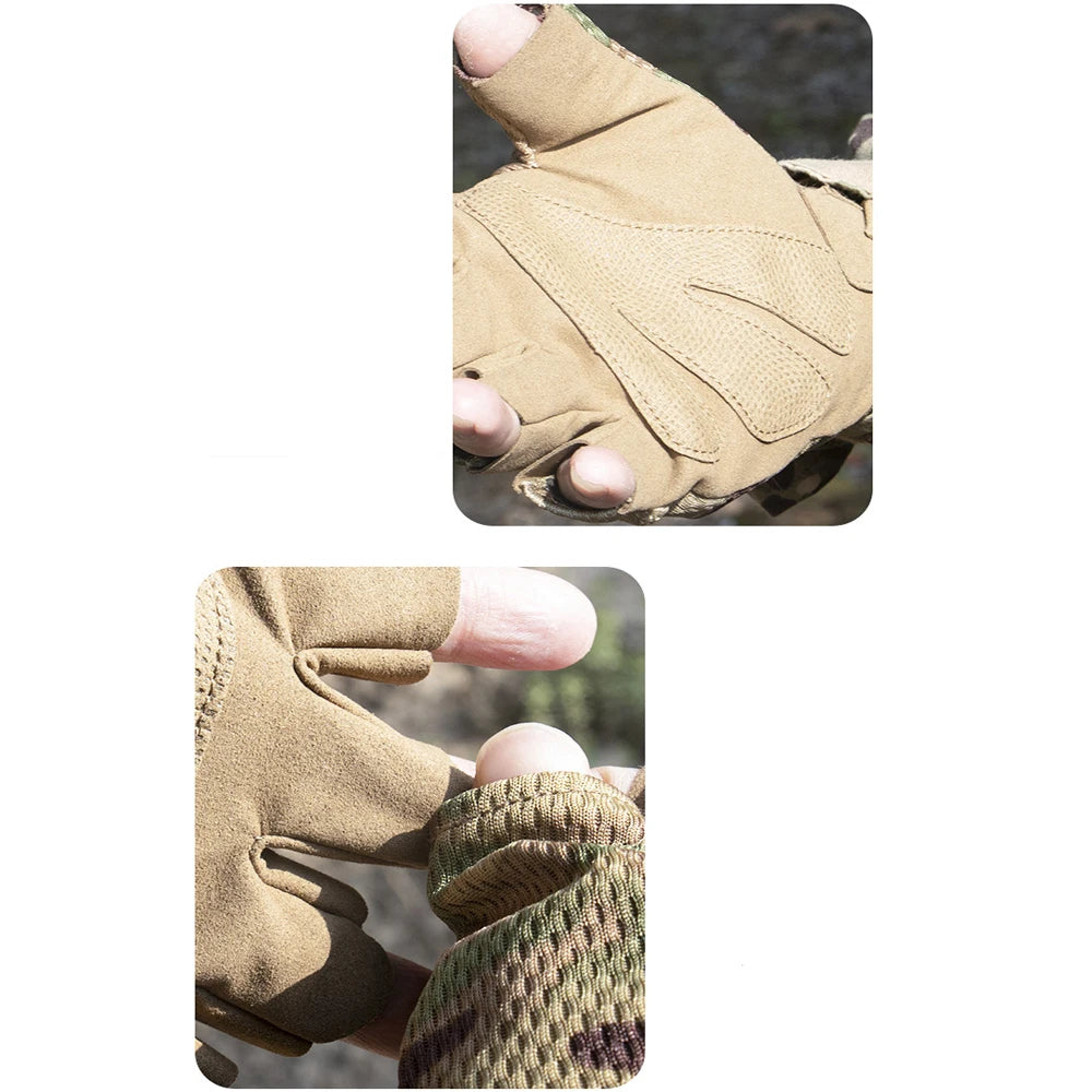 Men Tactical Gloves Touch Screen Sport Outdoor Paintball Combat Hiking Hunting Riding Bike Non-slip Breathable Cycling Equipment