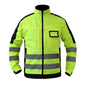 Hi Viz Yellow Workwear Suits for Work in Winter 3 in 1 Hi Vis Workwear Waterproof Jacket with Linner and Working Pants Men Set
