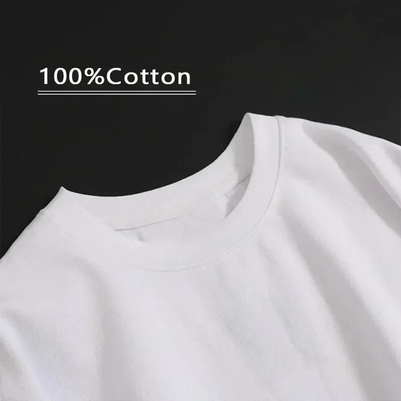 100% Cotton Printed T-shirt, I AM GOING TO LET KARMA FIX IT, Colorful Loose T-shirt