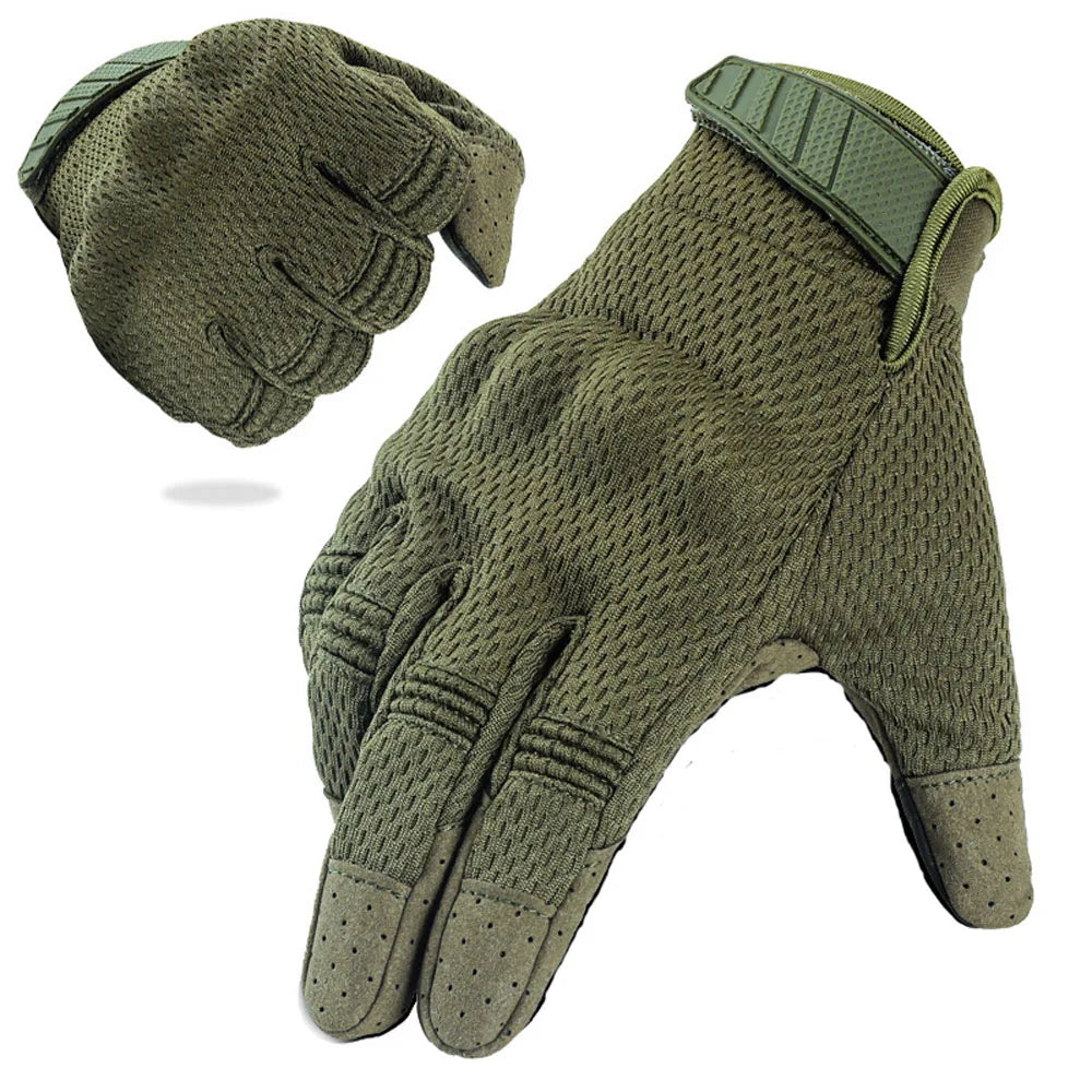 Men Tactical Gloves Touch Screen Sport Outdoor Paintball Combat Hiking Hunting Riding Bike Non-slip Breathable Cycling Equipment