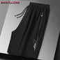 Summer Men's Shorts Cool Sportswear Running Sport Shorts Casual Bottoms Gym Fitness Training Jogging Short Pants Men Black Gray