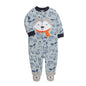 Newborn Baby Boy Girl Rompers Clothes Winter Pajamas Zipper Fleece Fall Infants Outfit Animal Jumpsuit Clothing 0 -12 Months New