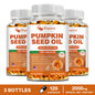 Pumpkin Seed Oil - Promotes Hair Growth, Urinary Tract and Prostate Health, Cardiovascular Support
