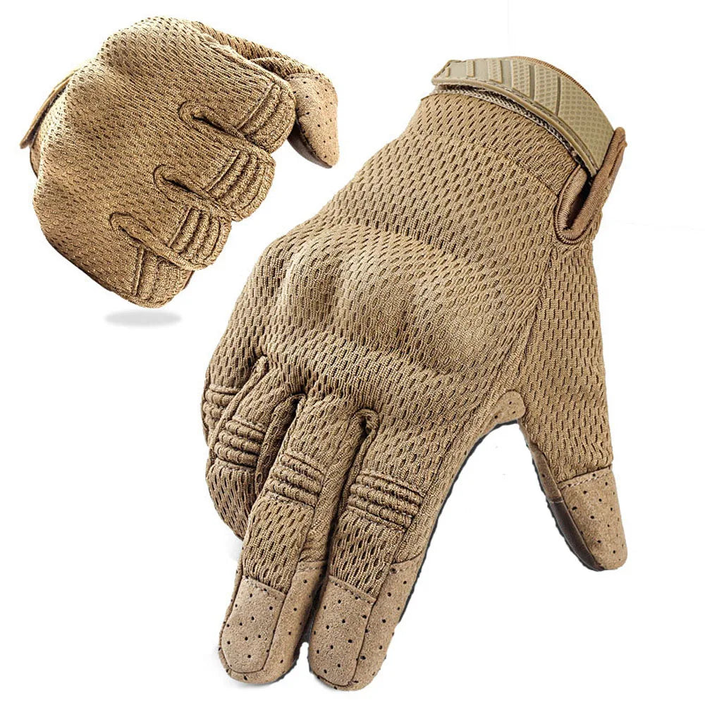 Men Tactical Gloves Touch Screen Sport Outdoor Paintball Combat Hiking Hunting Riding Bike Non-slip Breathable Cycling Equipment