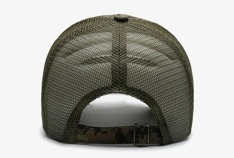 Spring And Summer New Mesh Breathable Personality Sticker Embroidery Women's Baseball Cap Mesh Hat Men's Outdoor Sunscreen Cap