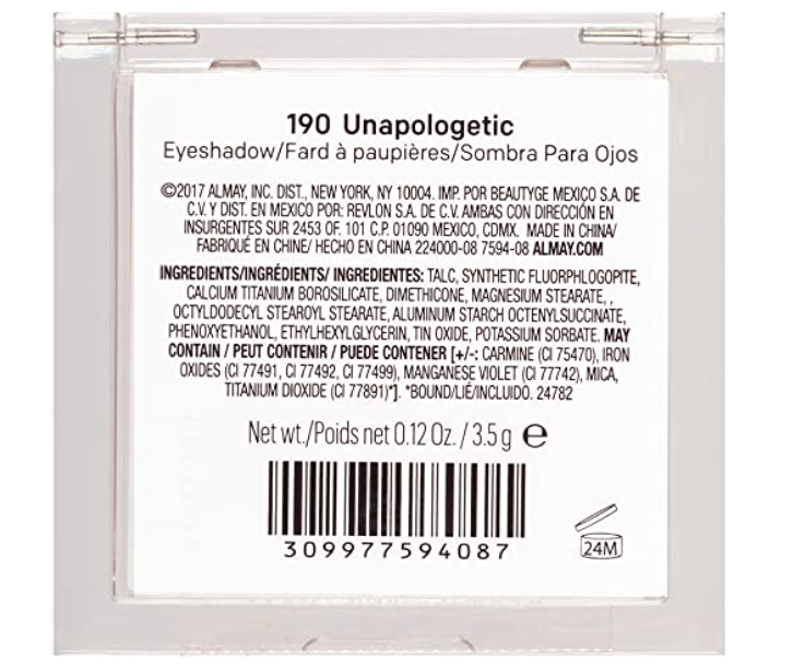 NEW-Almay Shadow Squad, Unapologetic, 1 count, eyeshadow palette -190