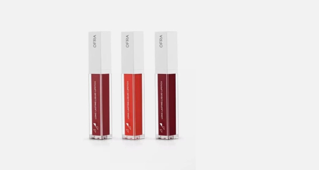 NEW - Ofra The Reds Long Lasting Liquid Lipstick Trio Set 3 X .28 oz.