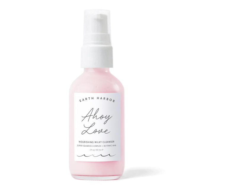 Earth Harbor | AHOY LOVE Nourishing Cream Cleanser - Cleans Without Stripping & Hydrates | Hibiscus + Seaweed Extract + Aloe Juice | 100% Vegan