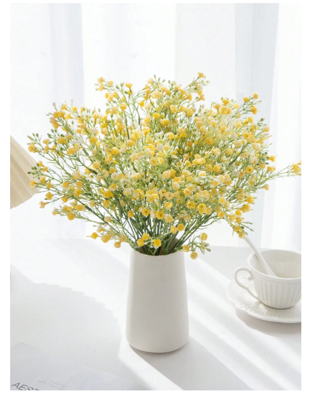 5 PCS Artificial Lavender Flower Bouquet, Outdoor Garden, Birthday Party