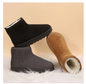 Kids Snow Boots Short Children Slippers Round Closed