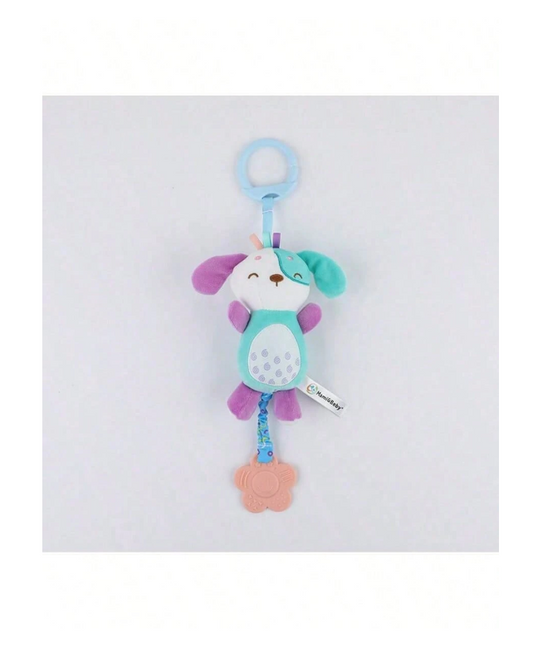 Cute Animal Plush Hanging Decor, Soft Fabric, Car/Crib Hanging, Squeaky, Baby Toy, Teething Rattle, Multiple Styles Available