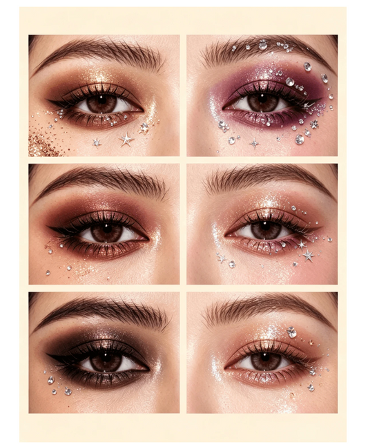 Naked Heat Eyeshadow Palette Set Desert Oasis Cherry Wizard Of Oz High Pigment Matte Shimmer Rhinestone, Long-Lasting Waterproof Makeup, Suitable For Party Women, Perfect Halloween Makeup Gift