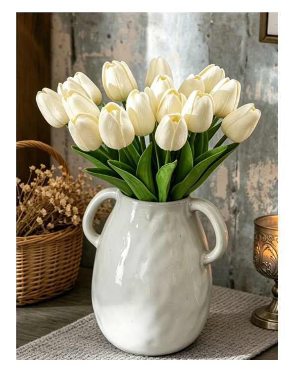 Real Touch Artificial Tulip Flowers, Faux Tulips For Decoration, Room Decor