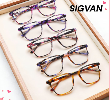 5 Pairs Of Women's Reading Glasses, Blue Light Shielded Computer Reading Glasses with Adjustable Spring Hinges, Slim Frame