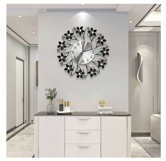 1pc Modern Style Silent Wall Clock, Suitable For Living Room, Kitchen, Bedroom