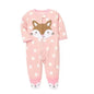 Newborn Baby Boy Girl Rompers Clothes Winter Pajamas Zipper Fleece Fall Infants Outfit Animal Jumpsuit Clothing 0 -12 Months New