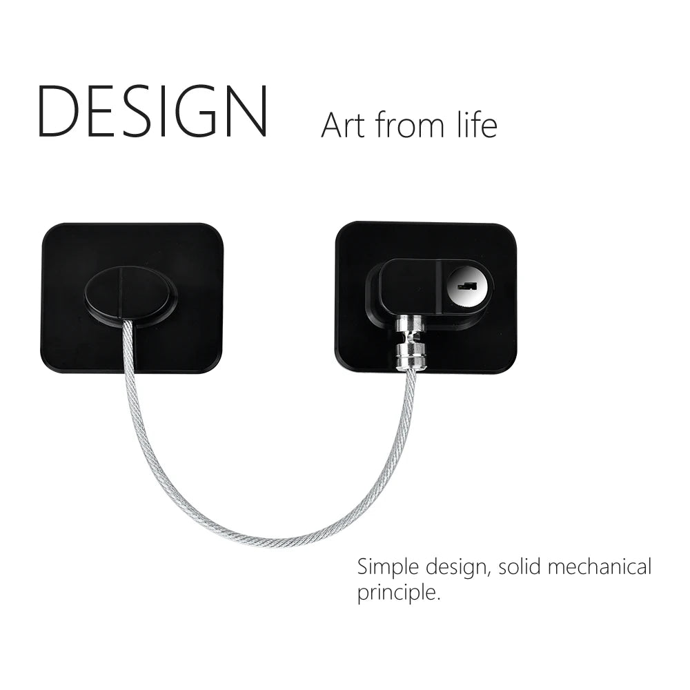 Baby Child Safety Lock Window Refrigerator Opening Security Cable Door Lock For Kids Safety Protector Protection Child Safety