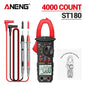 ANENG ST180 AC Current Clamp Meter  Digital 4000 Counts Multimeter Ammeter Voltage Tester Car Amp Hz Capacitance NCV Ohm Tool