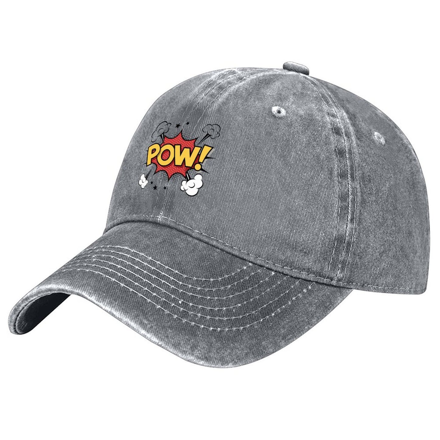 Cotton Vintage Washed Denim Baseball Cap