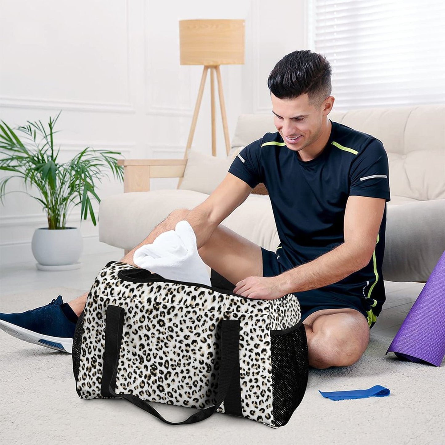 Travel Duffel Bag - Animal print