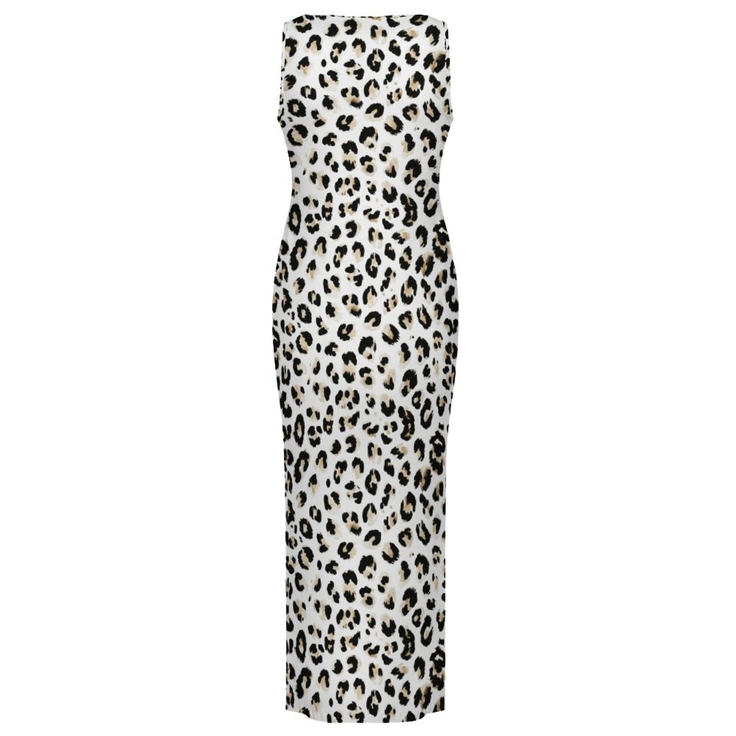 Slit Fitted Camisole Cheongsam