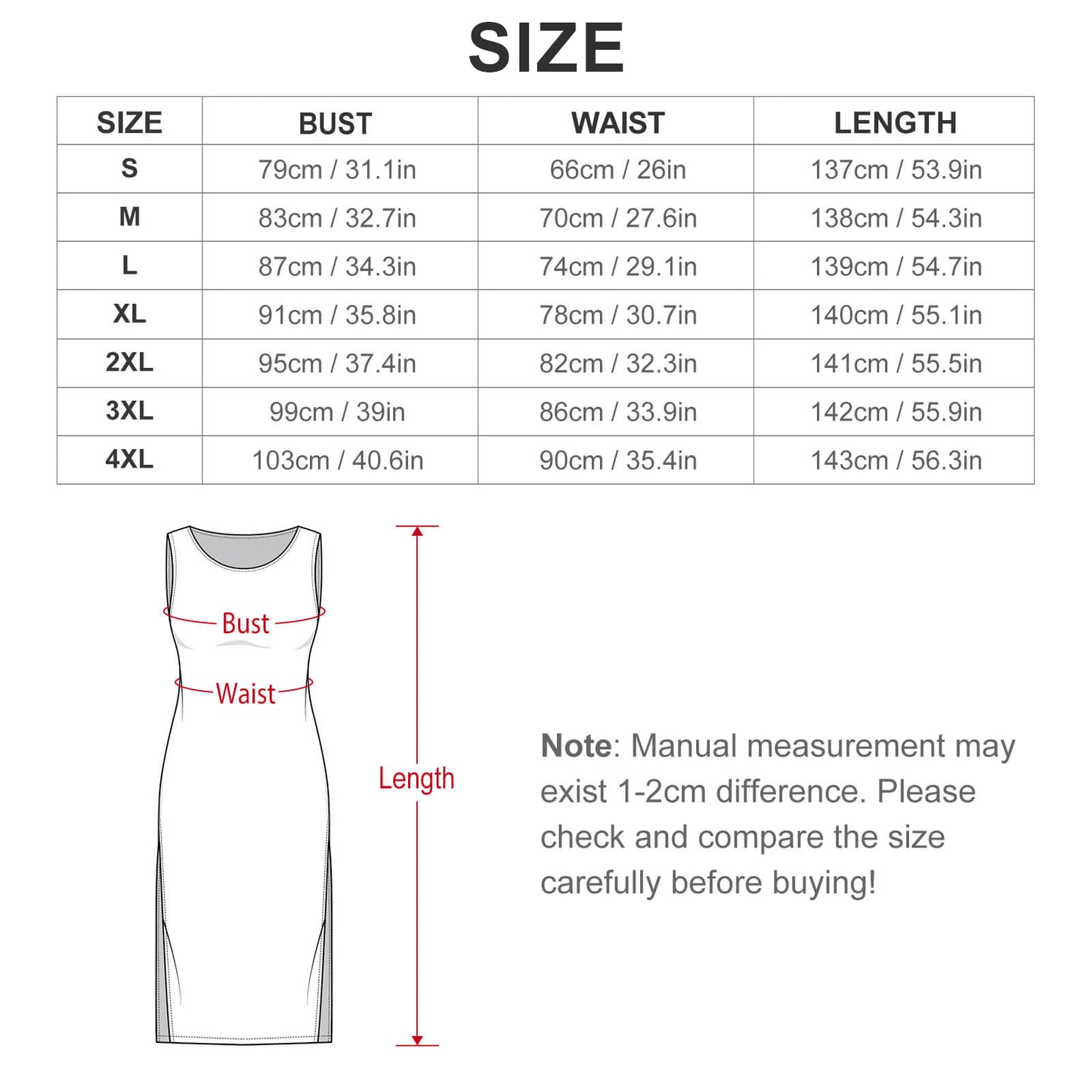 Slit Fitted Camisole Cheongsam