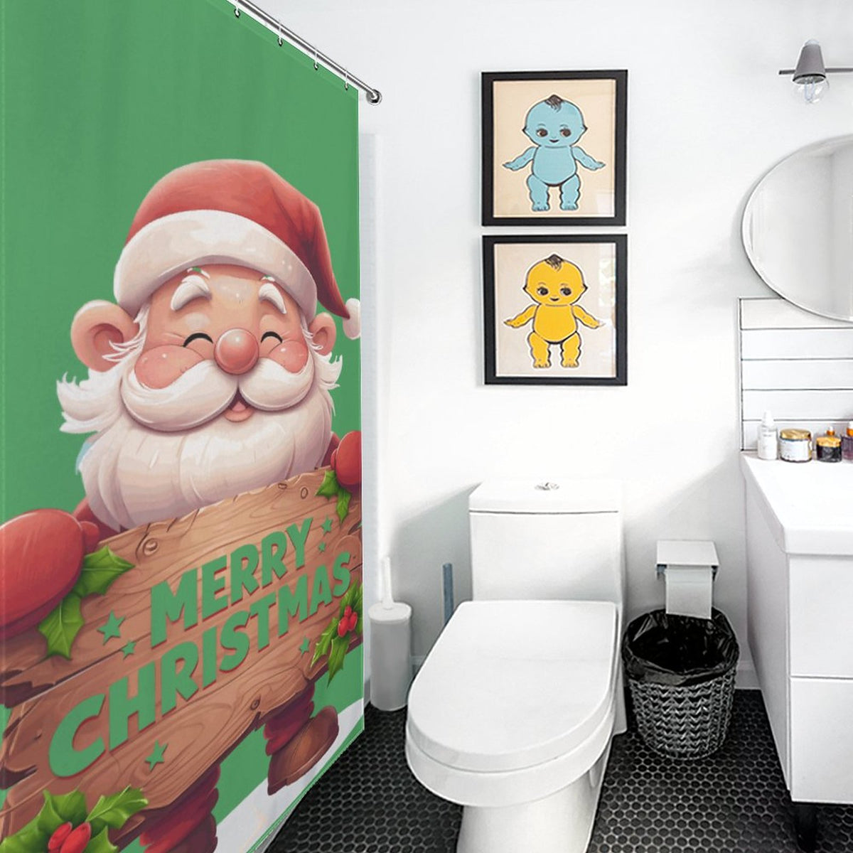 Christmas Shower Curtain