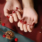 Art Finished Christmas Series Flat Nail False Nail 365nails – Image 6