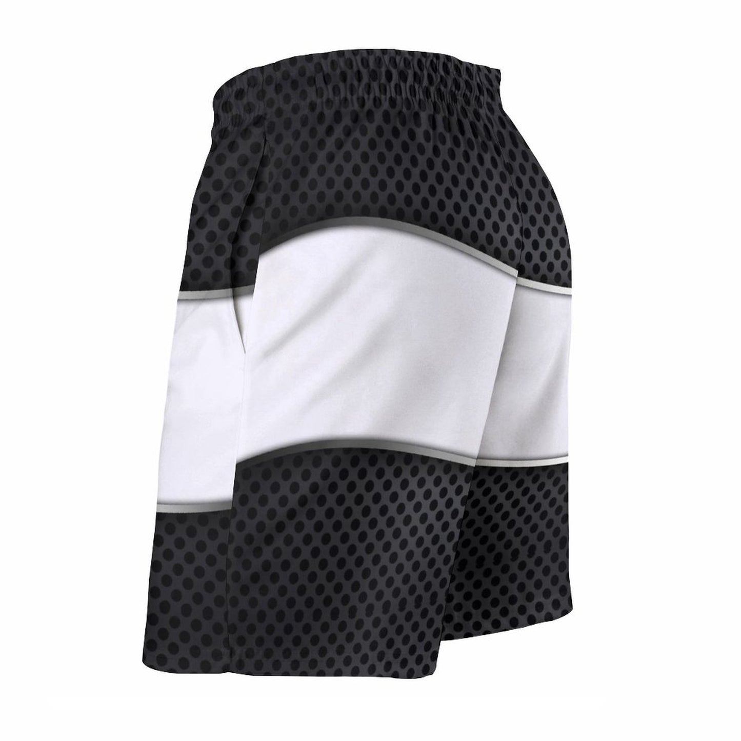 Men's Board Shorts Black and White