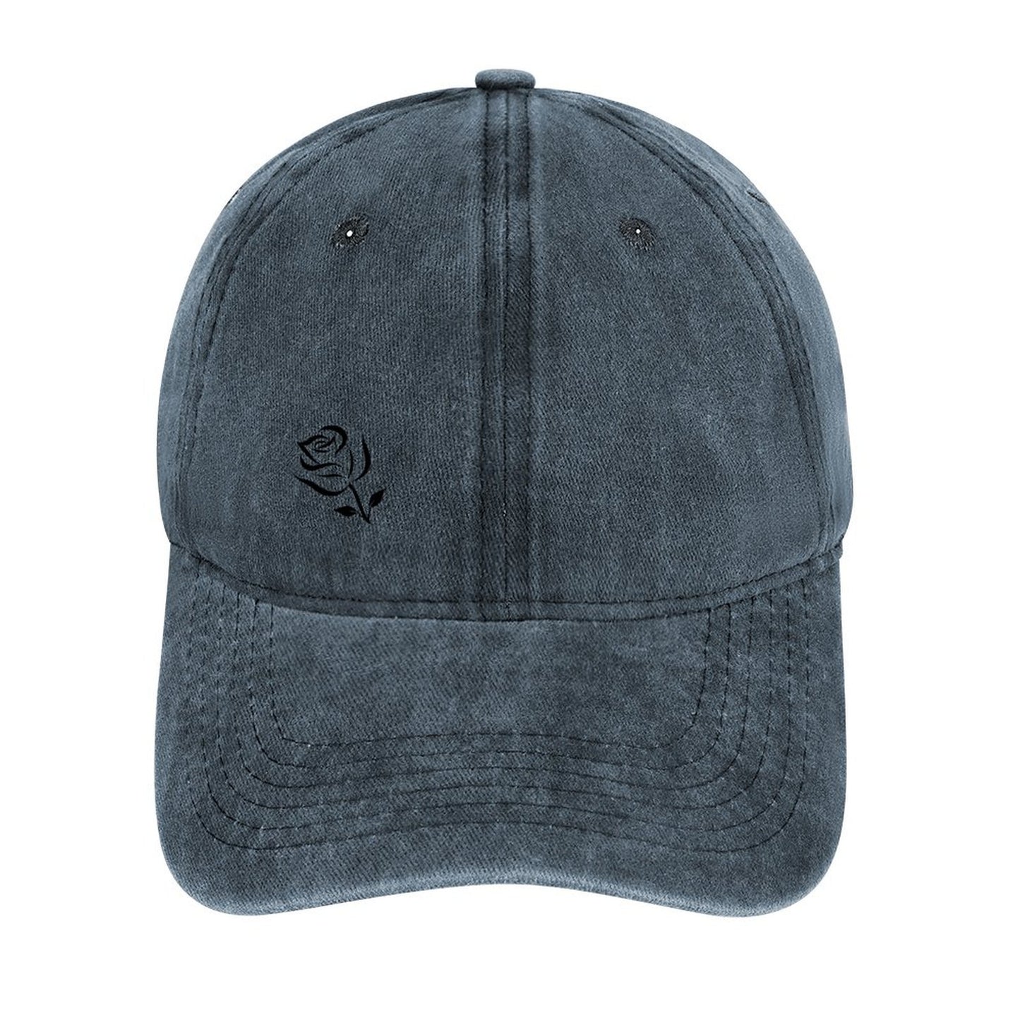 Adjustable Peaked Caps for Men and Women - Rose